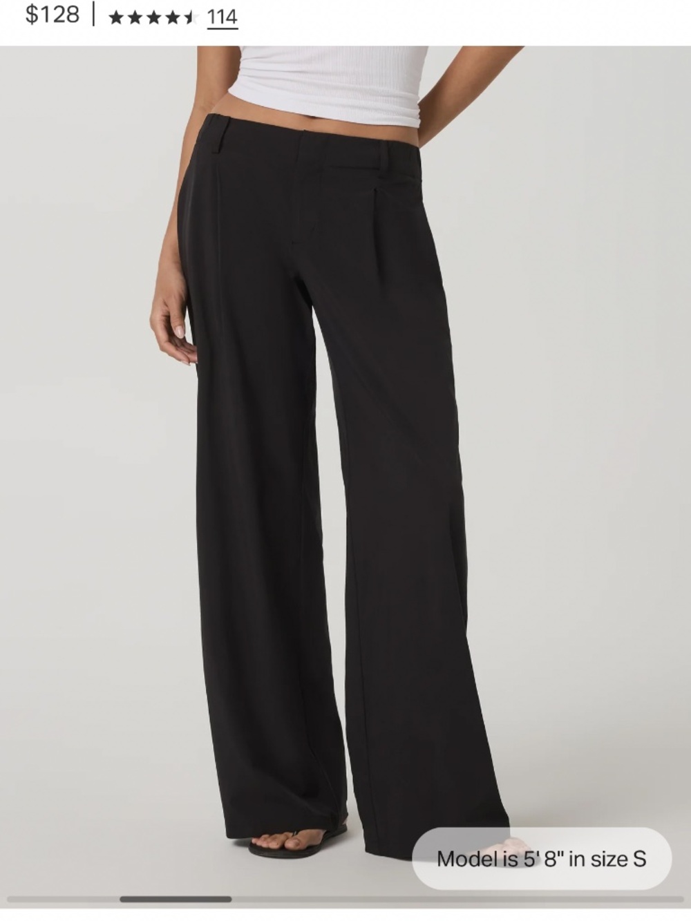 NWOT Vuori Villa Wideleg Trouser Pants - Picture 2 of 6
